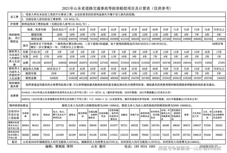 车祸赔偿标准明细全解析与实操指南