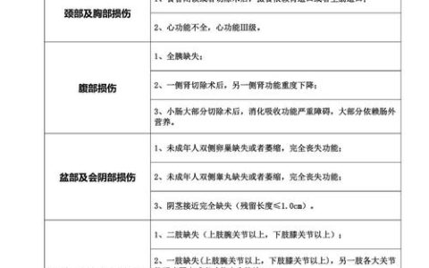 残疾等级评定标准：流程、依据与实用指南