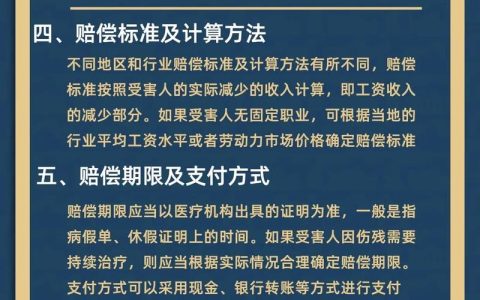 出院后误工费赔偿标准与计算方法详解