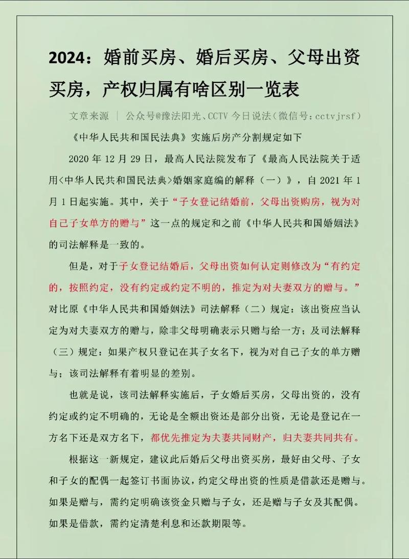 新婚姻法下婚前房产归属的最新规定解析