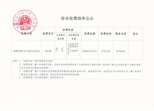 法院收费全解析：明明白白打官司