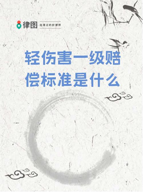 轻伤一级赔偿标准与量刑规定详解
