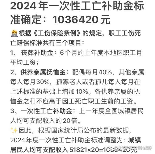 2024年死亡赔偿金标准与分配指南