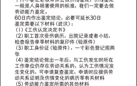 工伤鉴定结果究竟要等多久？赔偿流程全解析