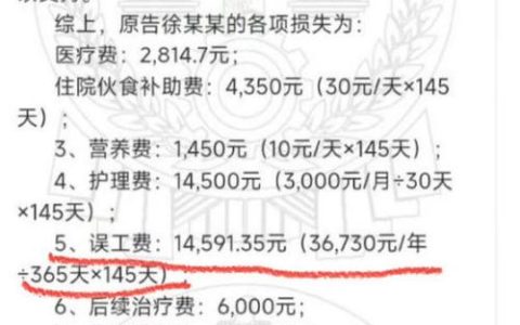 人身损害后误工费如何计算？律师详解赔偿标准