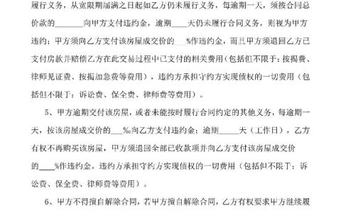 二手房买卖合同撰写技巧与风险防范指南