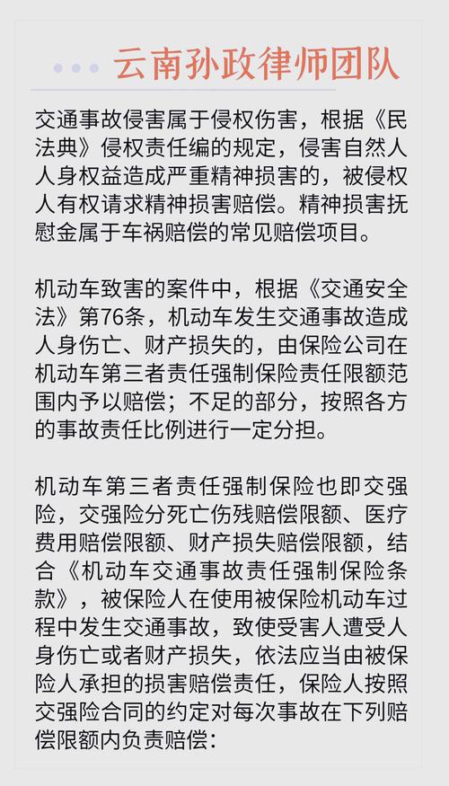 车祸精神损失费如何计算？各地标准全解析