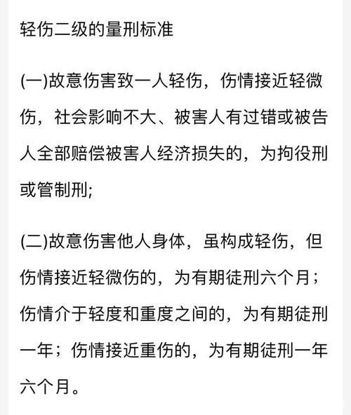 轻伤二级案件量刑标准与辩护策略全解析