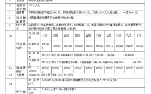 交通事故赔偿标准详解：2024年最新实务指南