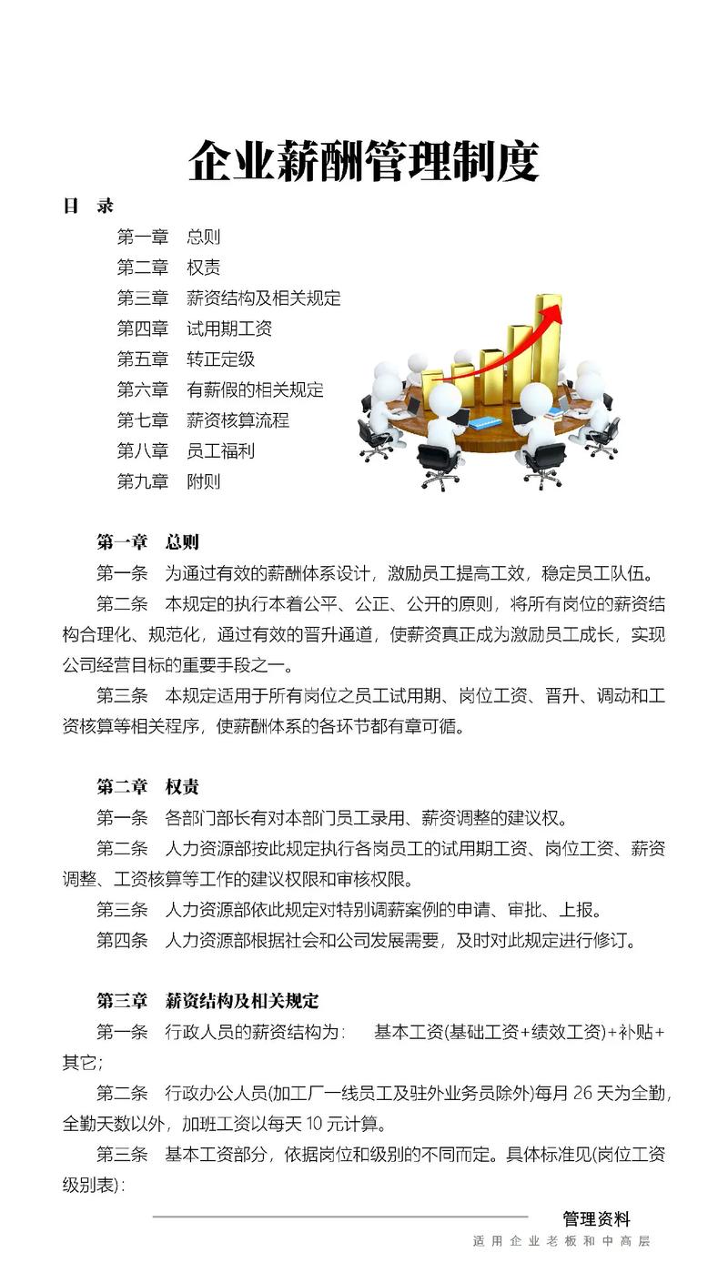 公司薪酬管理制度：激励与留才的平衡艺术
