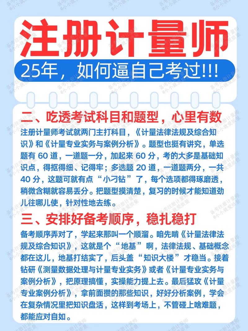 2025年注册计量师考试新规详解与备考指南