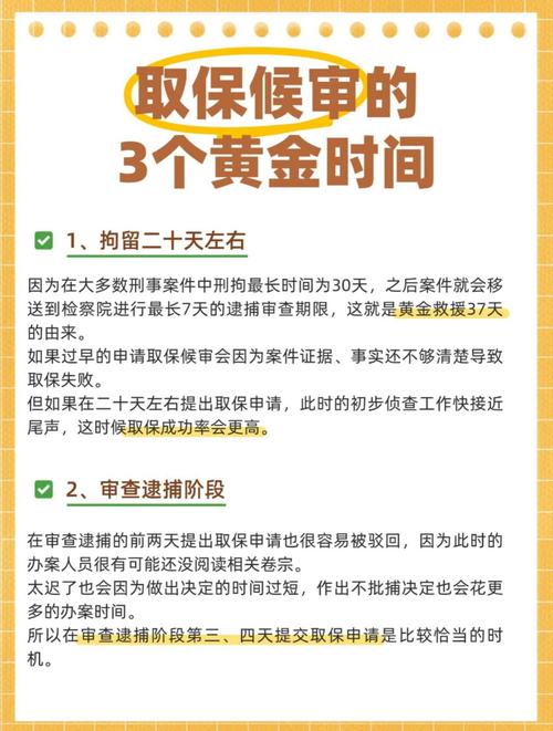 取保候审的黄金时机：为自由争取最佳时间窗口