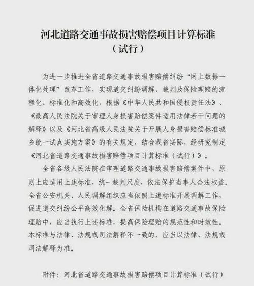 2025年交通事故赔偿标准与维权指南