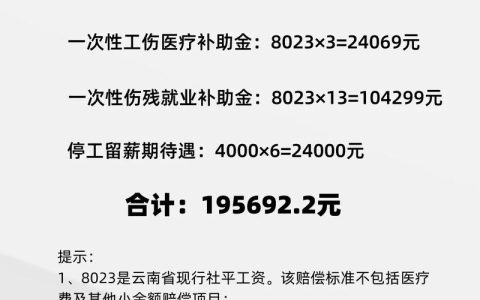 详解九级伤残赔偿标准：哪些因素决定最终金额？