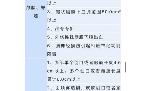 重伤轻伤轻微伤认定标准详解