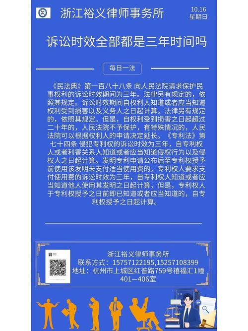 您的权利有期限：读懂3年与20年诉讼时效