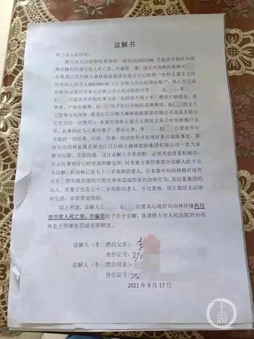 刑事谅解书赔偿金额：协商关键与法律影响