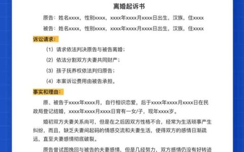 告别婚姻：协议与诉讼离婚流程及材料指南