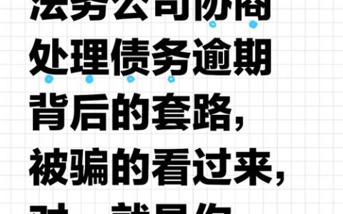 网贷缠身？揭秘法务处理债务的真相与风险