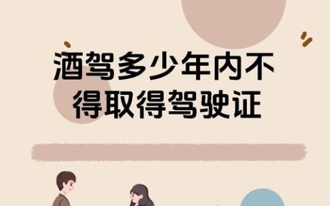 酒驾醉驾处罚不同，重考驾照年限看清这些规定