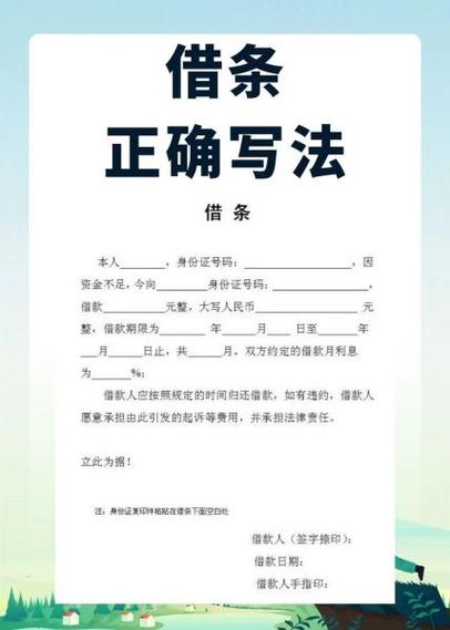 规范书写借条：资深法律人士教你防范风险要点