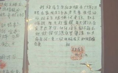 写给老婆的保证书，法律上究竟怎么看