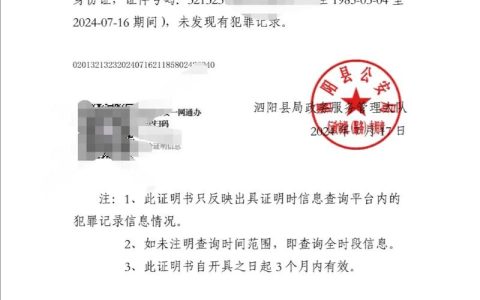 一纸清白：无犯罪记录证明的申办与解读
