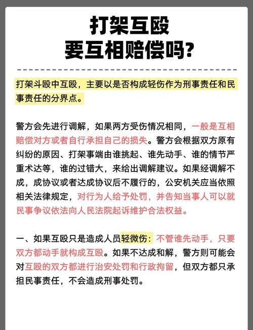 打架致人轻伤：赔偿标准与法律责任深度解读