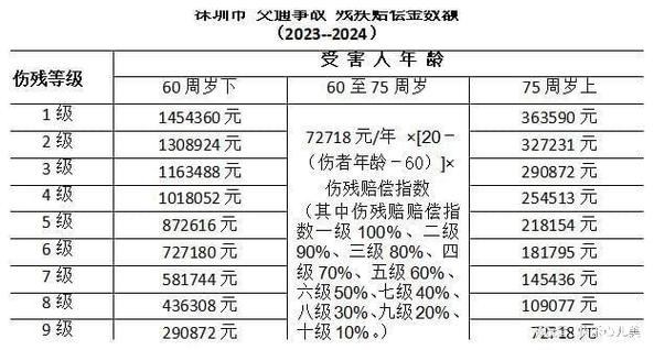 九级伤残交通事故赔偿：专家为您逐项细致解读