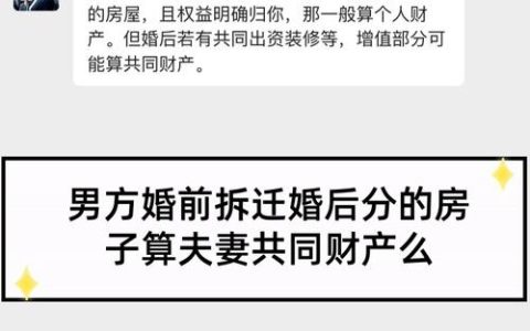 婚后拆迁房是否属夫妻共同财产