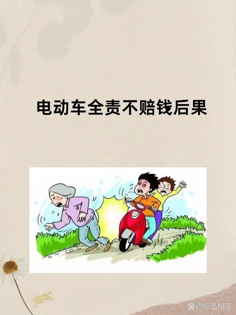 电动车全责不赔钱会有哪些后果