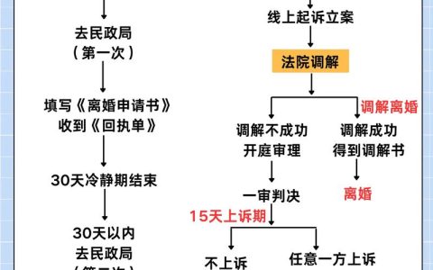 现在的离婚流程怎么走全解析