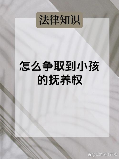 如何有效争取孩子的抚养权